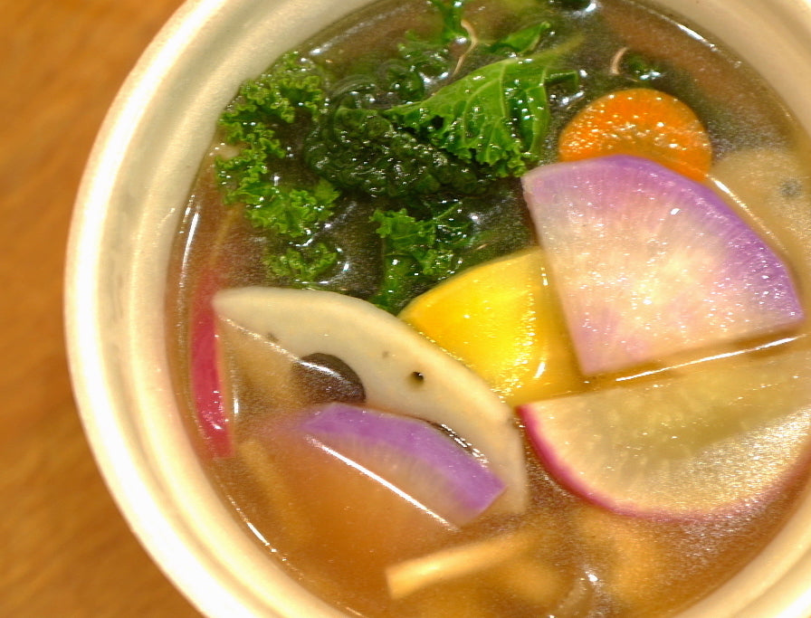 15種類のお野菜が入ったスープと黒毛和牛ミスジのしゃぶしゃぶ弁当