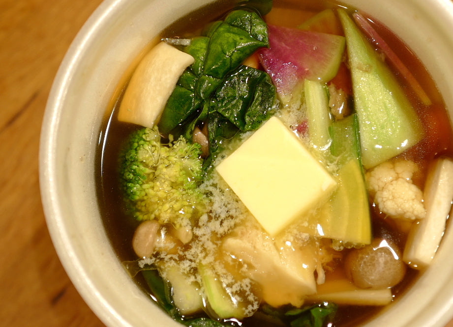 15種類のお野菜が入ったスープと黒毛和牛ミスジのしゃぶしゃぶ弁当